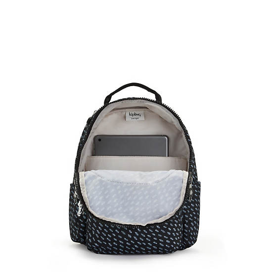 Sacs À Dos Kipling Seoul Small Printed Tablet Noir | FR 1603UZ